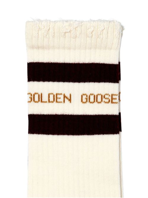 Calze distressed con logo GOLDEN GOOSE | GUP00883P00048712534